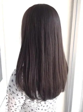 ミディアム カラー 髪質改善縮毛矯正 美容師✂️山崎竜二のヘアスタイル