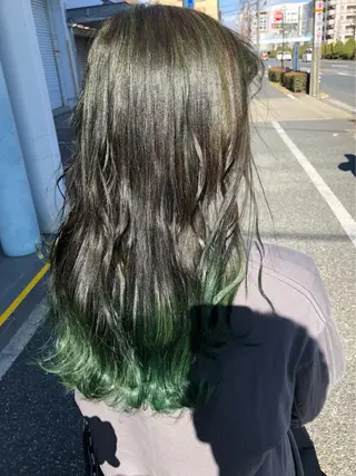 ロング カラー 髪質改善/白髪ぼかし KENTAのヘアスタイル