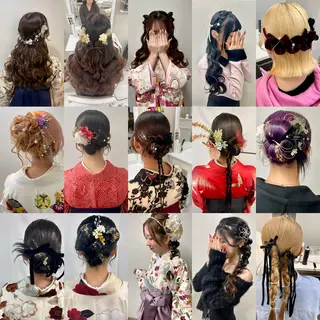 ヘアアレンジ ヘアセットサロン ココのヘアスタイル