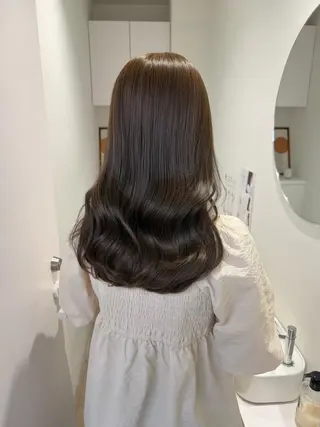 カラー ヘアセット/ベージュ カラー HARU🕯のヘアスタイル
