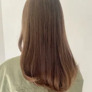 カラー ベージュ/透明感/ 桃子🎀のヘアスタイル