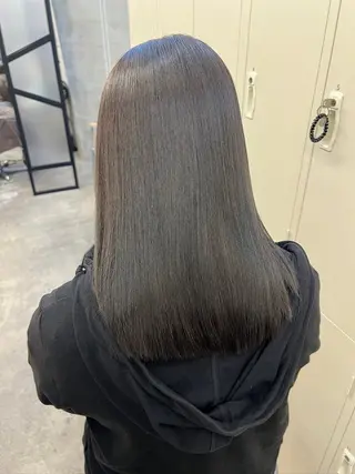ミディアム カラー 透明感カラー/カット Zina池袋 千葉のヘアスタイル
