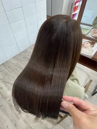ロング 美髪矯正/髪質改善/ 福崎航平のヘアスタイル