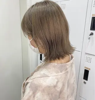 ミディアム カラー パーマ ヘアアレンジ メンズ キッズ ネイル マツエク・マツパ アイブロウ エクステモデル募集 💗大阪梅田/川上のヘアスタイル