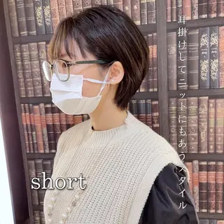 ショート 👑銀座ショート/ 絶壁補正/金子涼👑のヘアスタイル