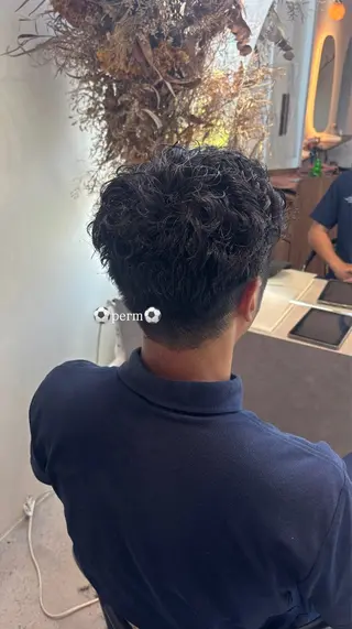 ショート パーマ メンズ 🍒みしろ ほたる🍒のヘアスタイル