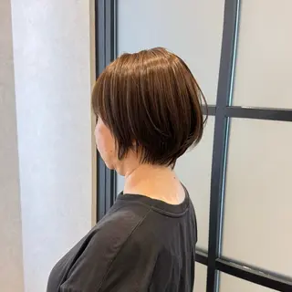 ショート すずきなつき 縮毛矯正🐰🌙のヘアスタイル