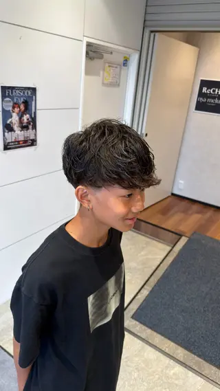ミディアム メンズ 透明感カラー艶 💫TAISEI💫のヘアスタイル