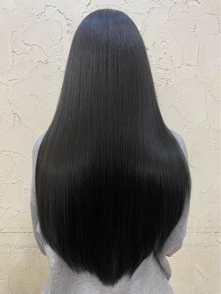 ロング ツヤ髪&パーマ落とし momokaのヘアスタイル