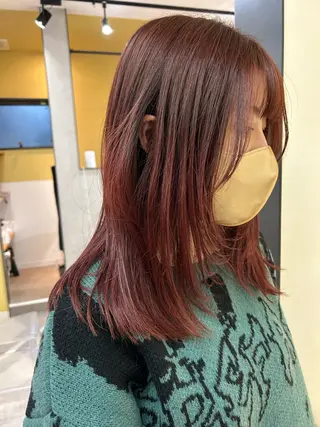 ロング カラー hubhair レイヤー/透明感のヘアスタイル