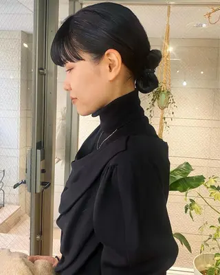 ロング カラー パーマ ヘアアレンジ ウルフカット モデル募集中！ミカのヘアスタイル