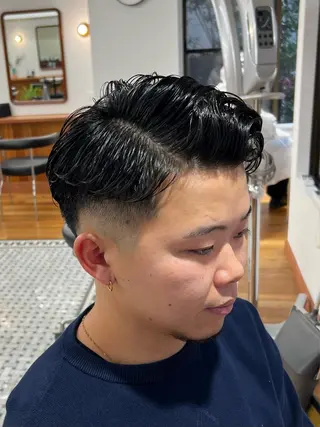 ショート メンズ メンズカット✂️ スキンフェード伊藤陸のヘアスタイル