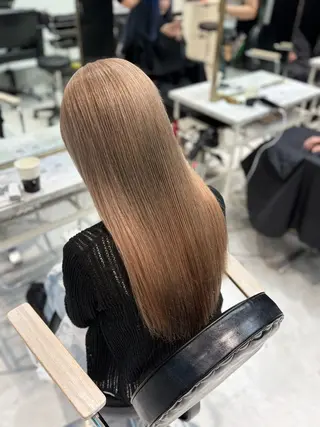 ロング カラー 色落ち綺麗🩰ハイ トーン🎀RINKAのヘアスタイル
