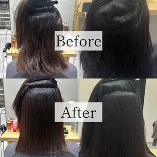 ミディアム 癖毛改善縮毛矯正 /中山なかやまのヘアスタイル