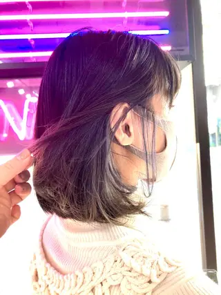 ショート カラー ヘアアレンジ 🪼個性、雰囲気🪼 ⛈オカダ🎧のヘアスタイル