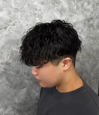 パーマ メンズ メンズパーマ特化 店長望月謙二郎のヘアスタイル