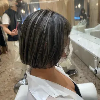 ショート カラー ヘアアレンジ 🌿レイヤー/ブリー チ/🌿JINのヘアスタイル