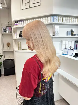 ロング カラー 💍モテる艶髪 透明感カラー💖のヘアスタイル