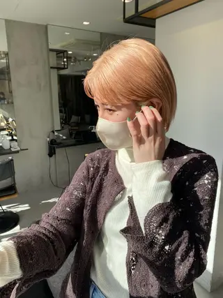 ショート カラー メンズ清潔感のプロ 💈メンズパーマ藤田のヘアスタイル