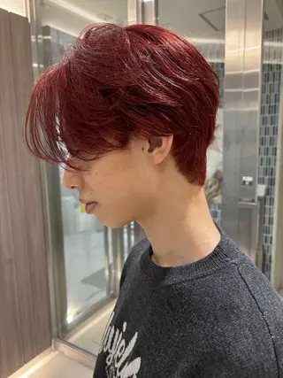 ショート メンズ Nene/ハイトーン インナーカラーのヘアスタイル