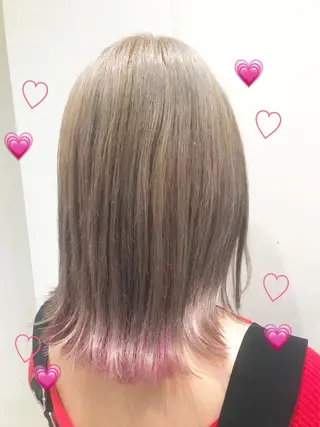 ミディアム カラー 新宿駅近♡個室 ♡関口三都季🌜のヘアスタイル