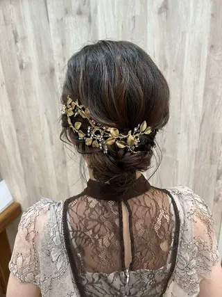 ヘアアレンジ ヘアメイクネイリスト hidemi中目黒のヘアスタイル