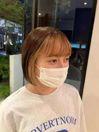 ショート カラー 水川 七海のヘアスタイル