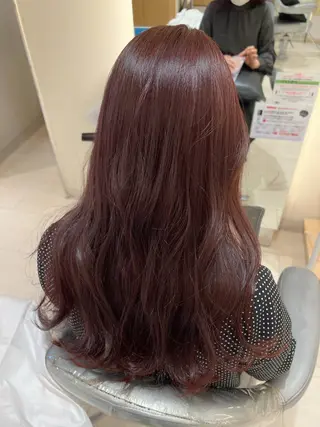 ロング カラー 🤍髪質改善/酸熱× 艶カラー🤍🫧リサのヘアスタイル