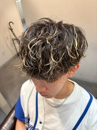 メンズ メンズ特化✨パーマ Atria横浜コンダのヘアスタイル