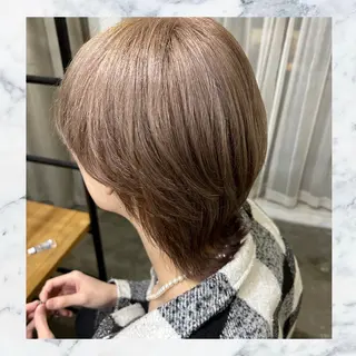カラー 艶髪✖️ハイトーン 🫧YURIA🫧のヘアスタイル
