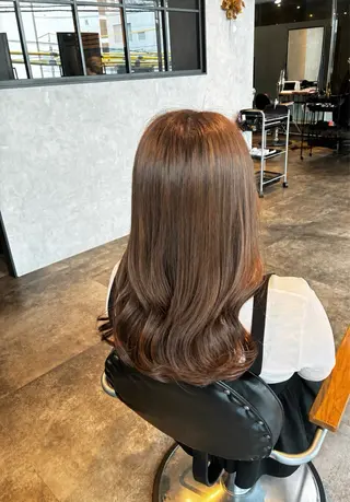 セミロング 山本 悠理のヘアスタイル