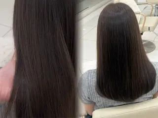 セミロング カラー 栄/レイヤー/ 津野 こころのヘアスタイル