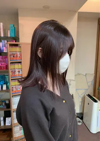 ミディアム カラー 矢野 晃平のヘアスタイル