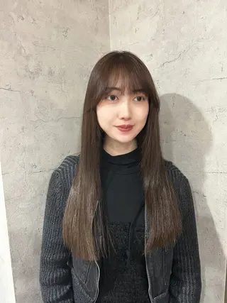 ロング カラー パーソナルカラー 診断🍀マリンのヘアスタイル