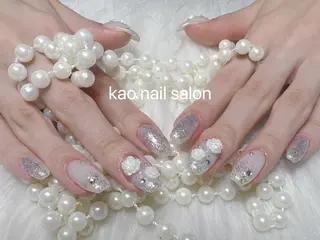 ネイル kao nail マグネット/長さだしのネイルデザイン