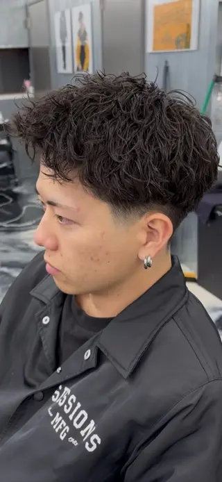 メンズ 菅 桜介のヘアスタイル