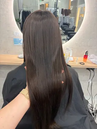 ロング カラー 秋山七海/ブリーチ モデル募集✨️のヘアスタイル