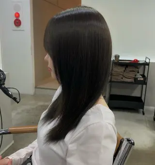 セミロング カラー 🧣艶カラー・ヘア セット Chie🧸のヘアスタイル