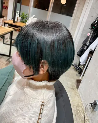 ショート カラー ✨髪質改善/ハイトー ン/艶髪高山のヘアスタイル