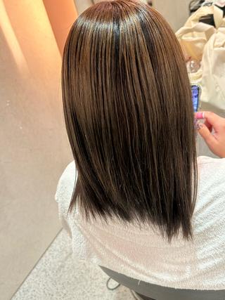 カラー 大山 莉奈のヘアスタイル