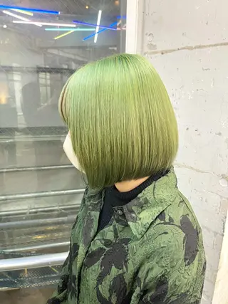 ショート カラー ハッシュカット/ハイ トーン/HIROKIのヘアスタイル