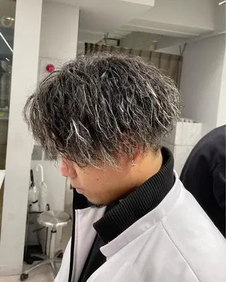 パーマ メンズ 京都河原町 メンズパーマ助川龍哉のヘアスタイル