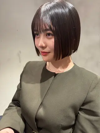 ショート 🌫️縮毛矯正/髪質 改善/ゆずる🌫️のヘアスタイル
