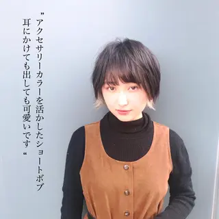 ショート カラー 苅北 泰輔のヘアスタイル