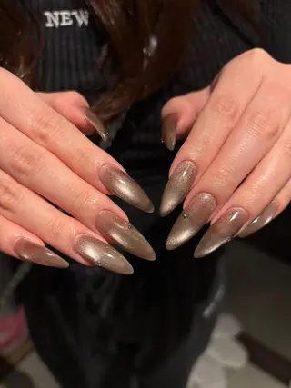 ロング One ♡ YUKINEのネイルデザイン