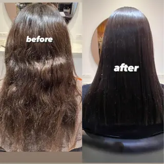 ロング カラー パーマ ヘアアレンジ REONA🪽✨薬院 レイヤーカット🫧のヘアスタイル