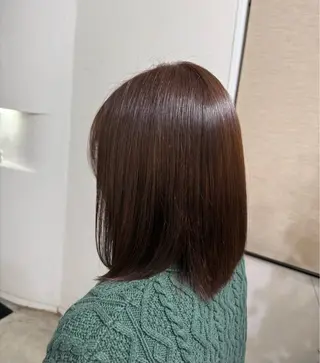 ミディアム カラー Hikari／暖色／ ブラウンカラー🤍のヘアスタイル