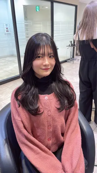 ロング カラー ふわっと抜け感🫧 ブラウンベージュ🤎のヘアスタイル