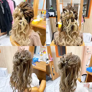 ロング ヘアアレンジ 青木 麻紀のヘアスタイル