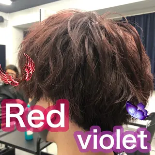 ミディアム カラー パーマ ヘアアレンジ メンズ メンズ特化 水口湧太のヘアスタイル